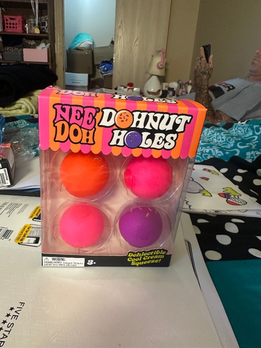 NeeDoh Dohnut Holes 4-Pack •